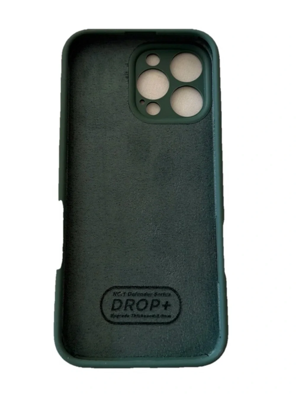 Pine Green iPhone 16 Pro Max Case Camera Control Button Coverage